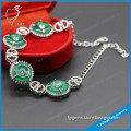 925 silver charm chain fashion bracelet charms